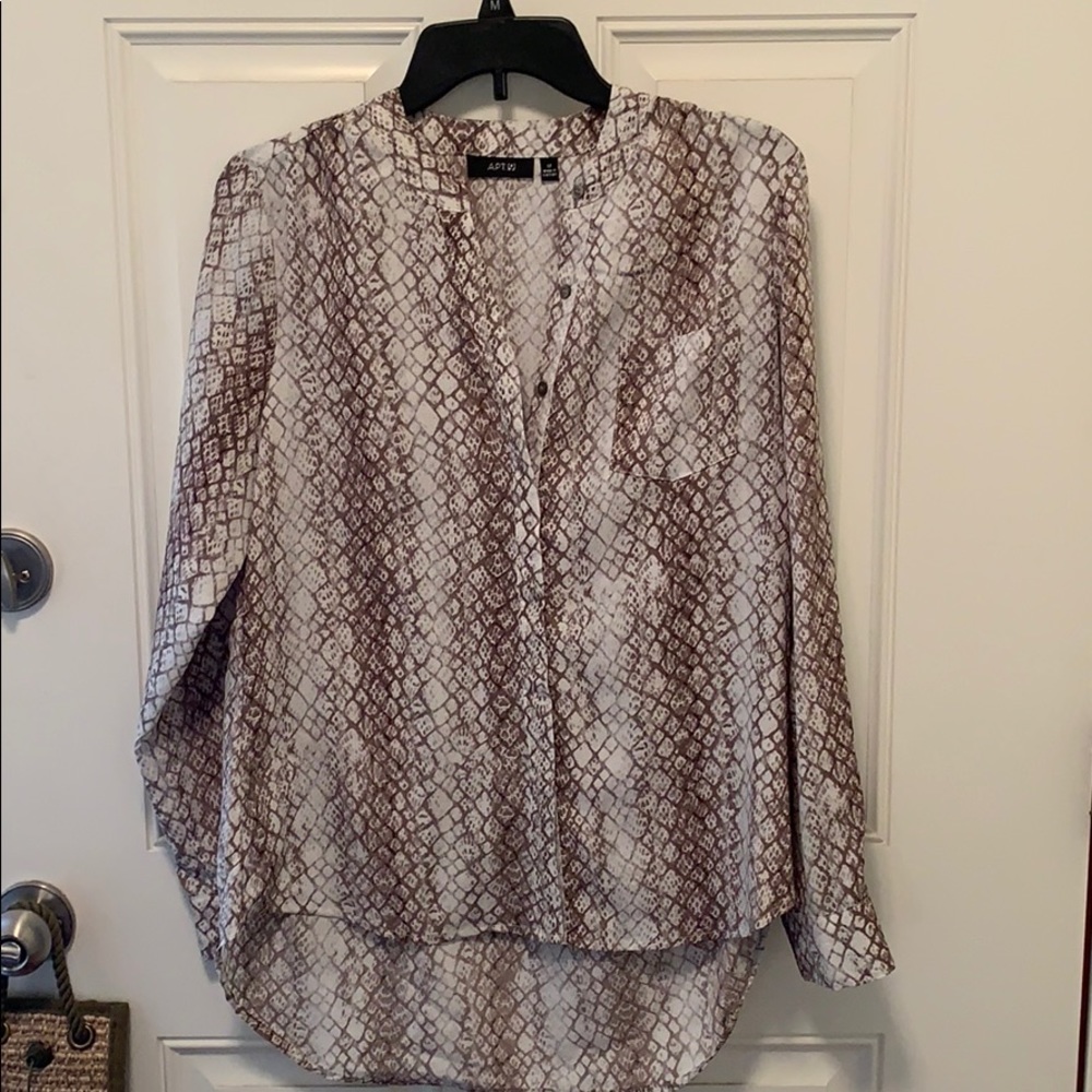 Long sleeve blouse